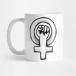 feminism symbols art Mug